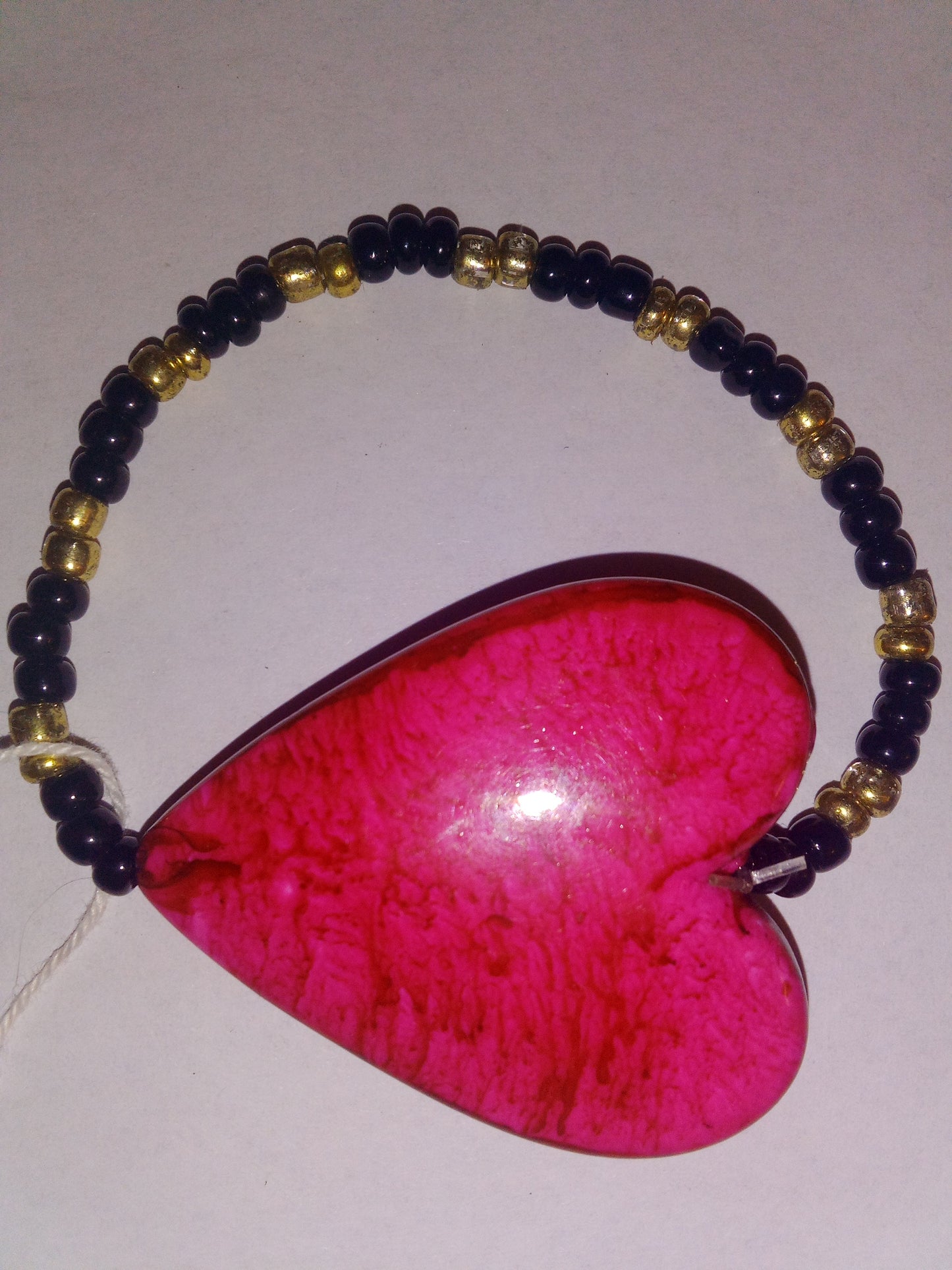 (big) red heart bead