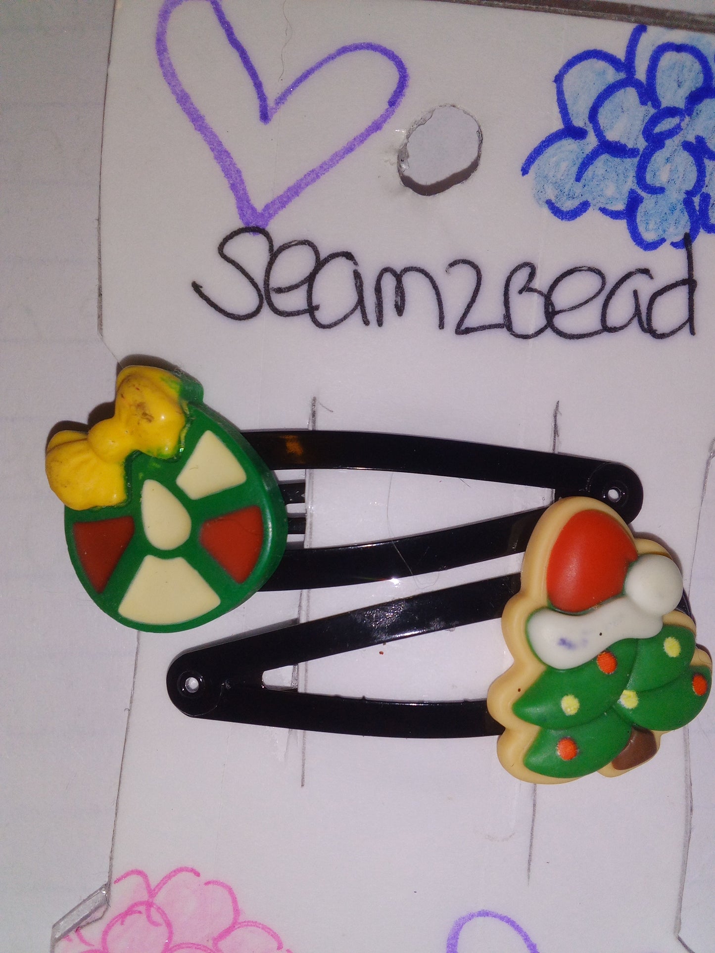 (big) wreath (big) Xmas tree