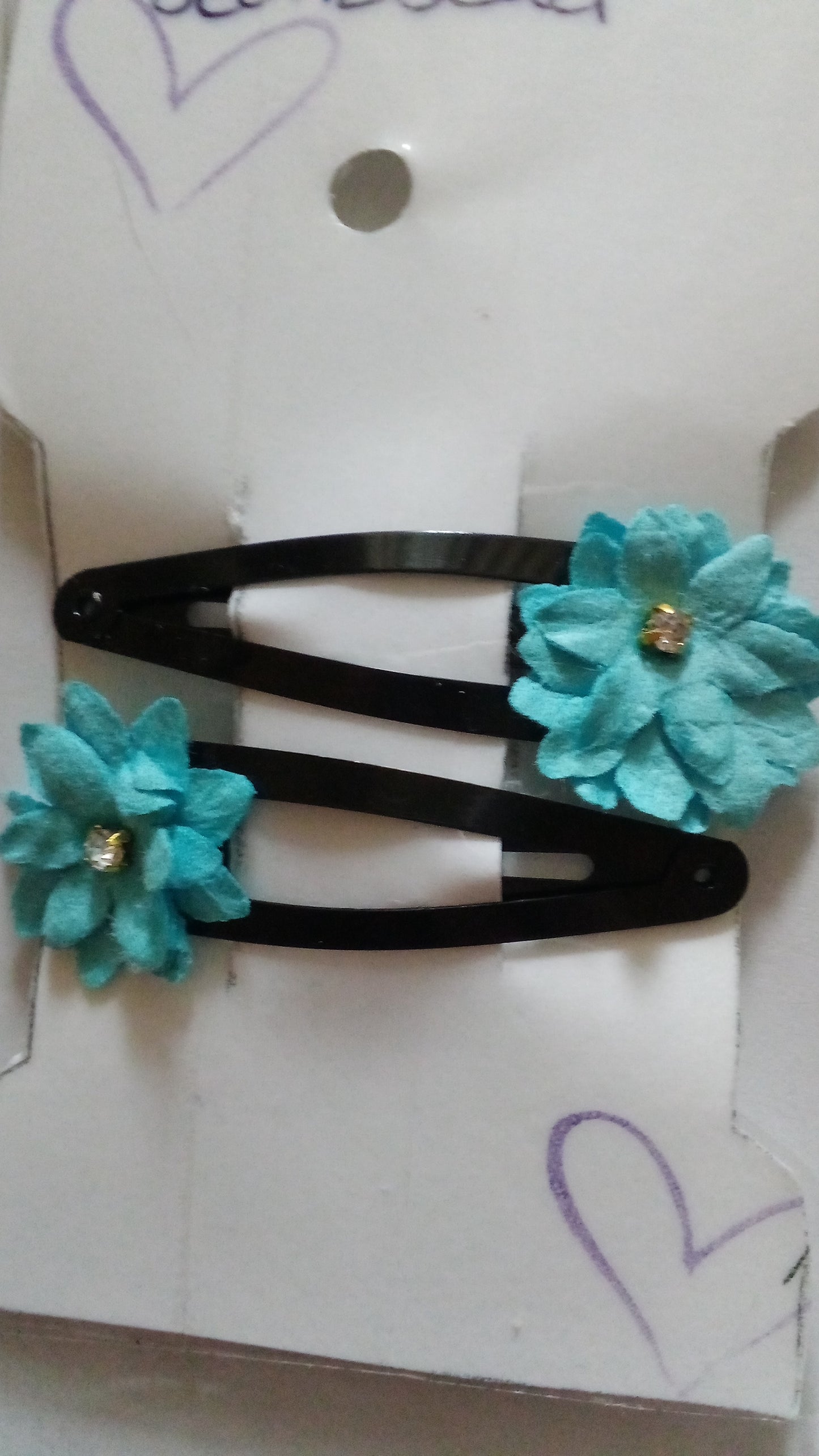 Black hair clip