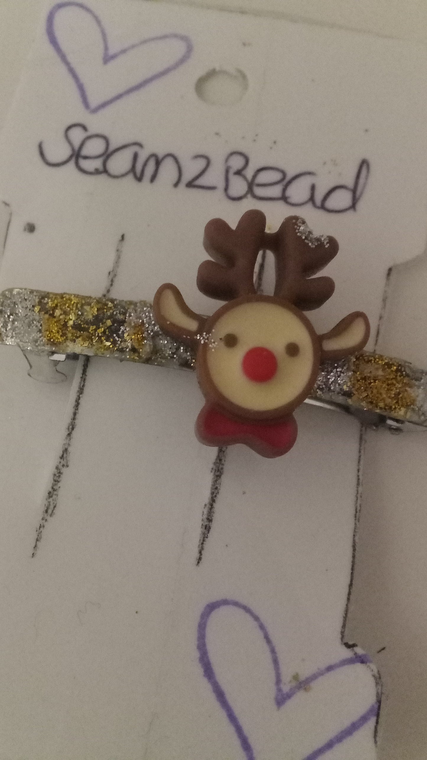 Xmas hair clip