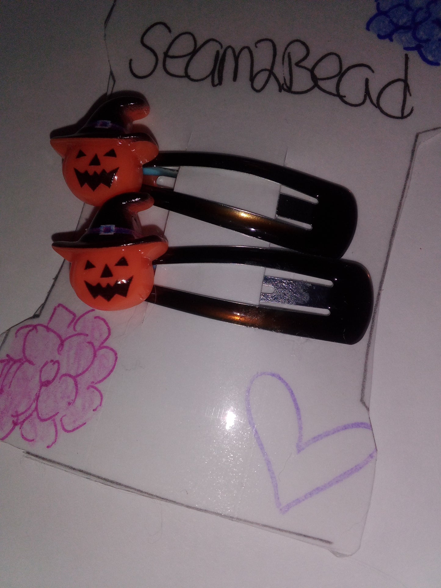 Halloween hair clip