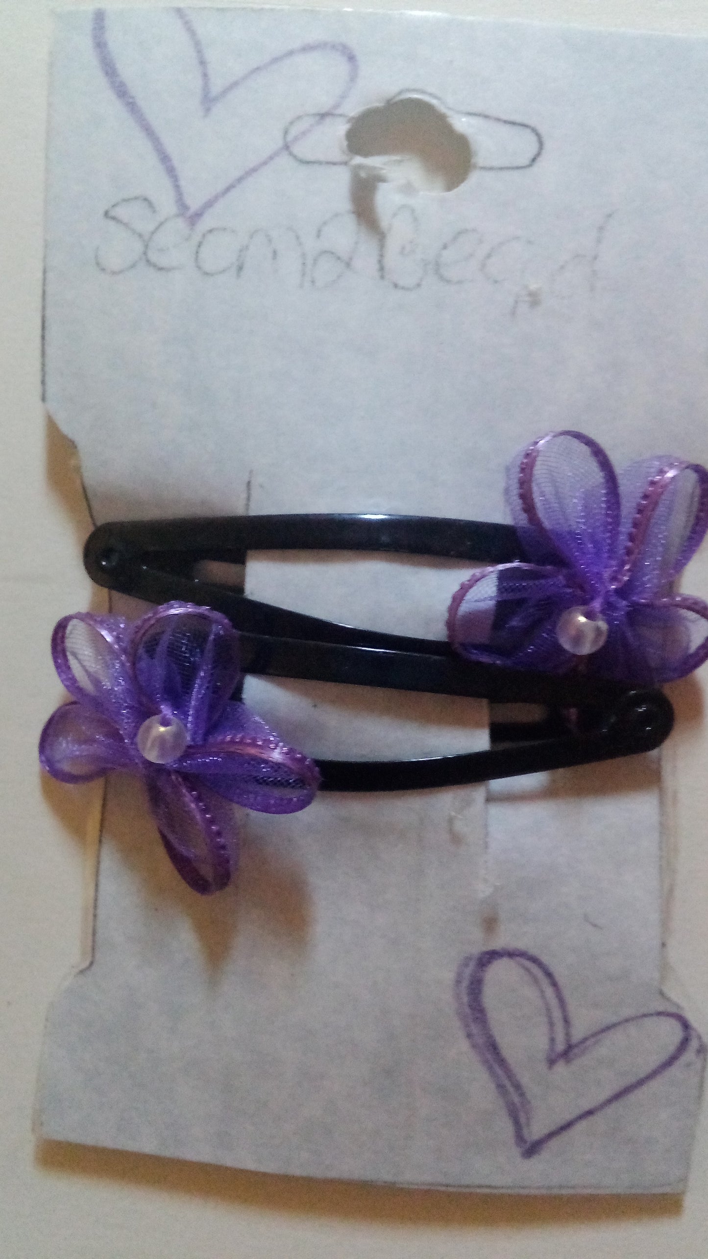 Black hair clip