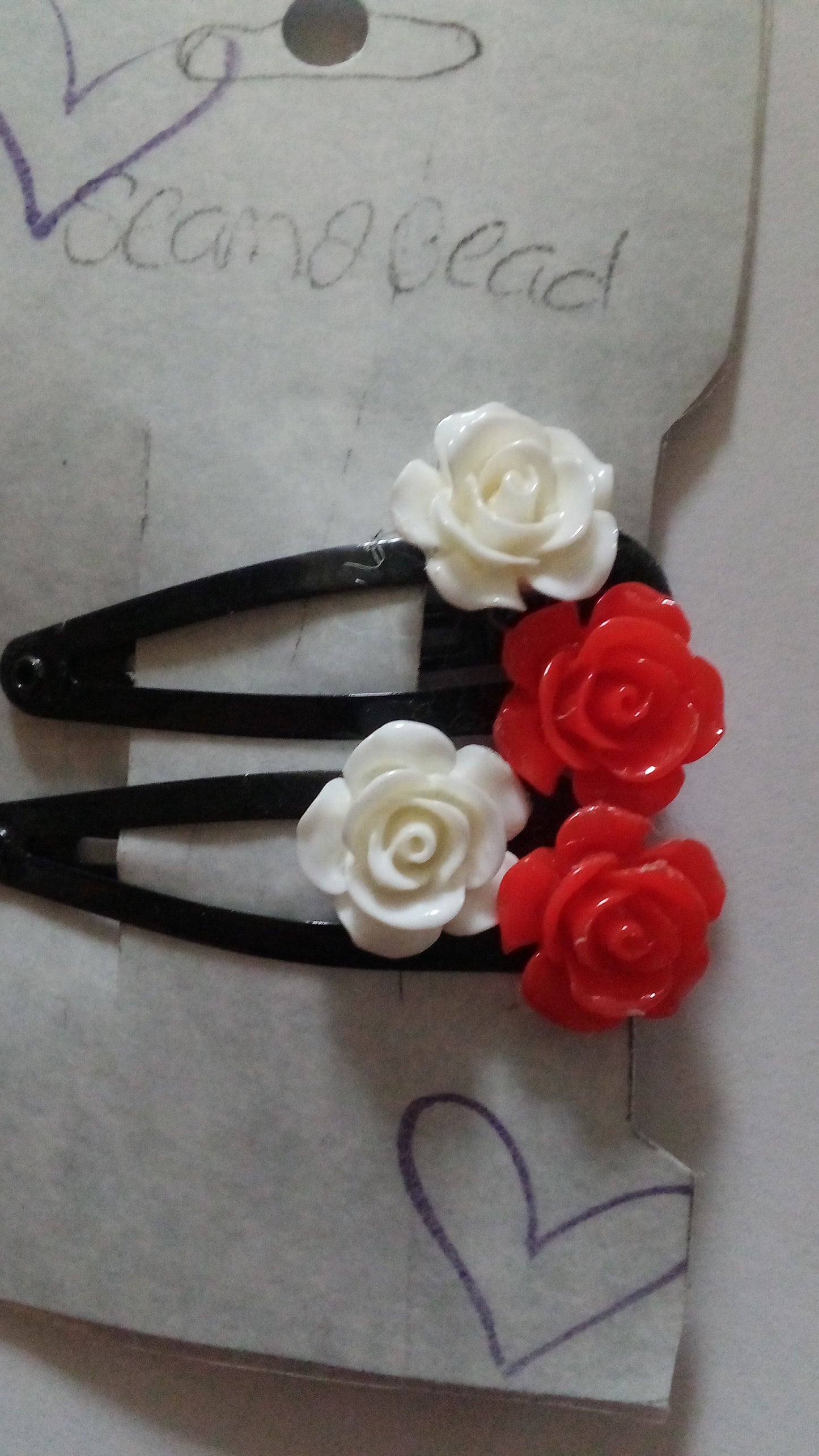 Black hair clip