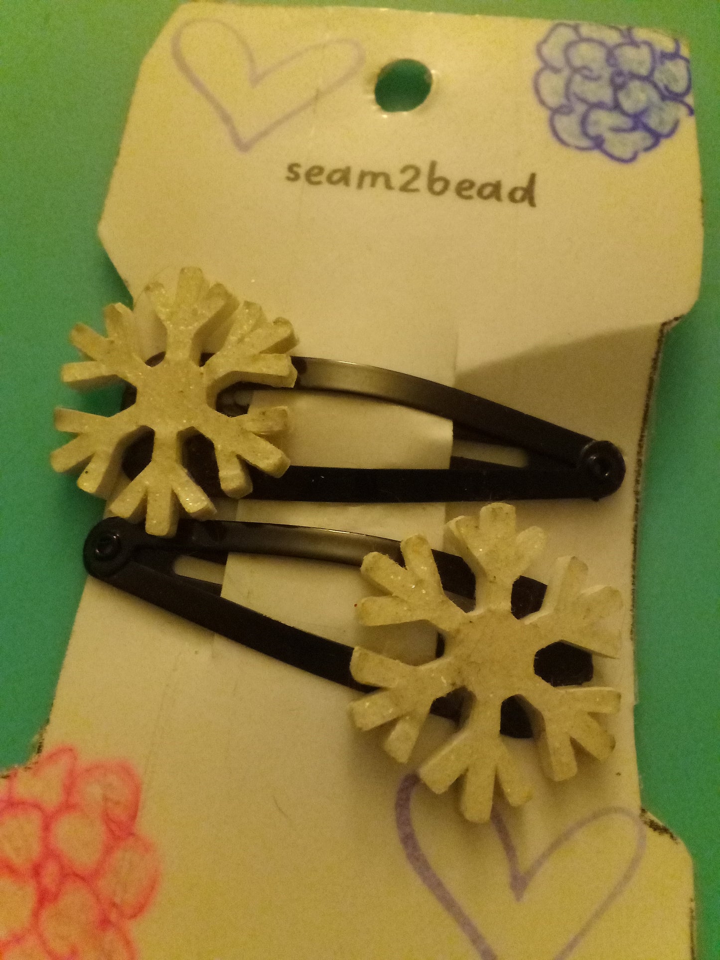 (2) form snow flakes