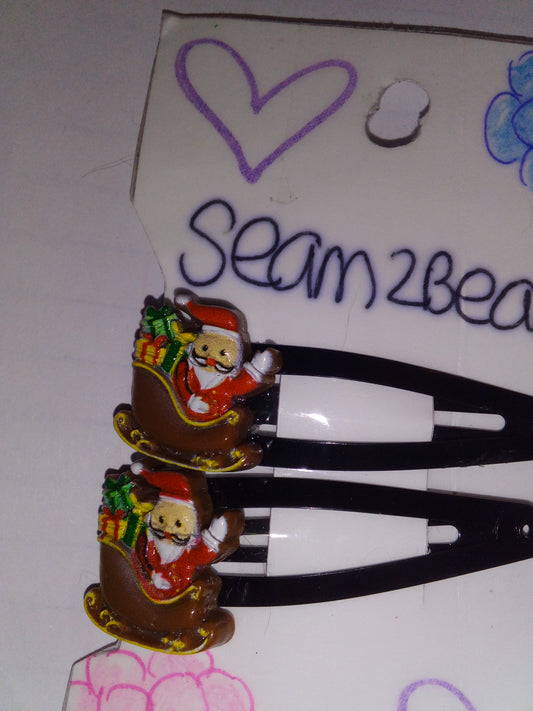 (2) brown Santa slay