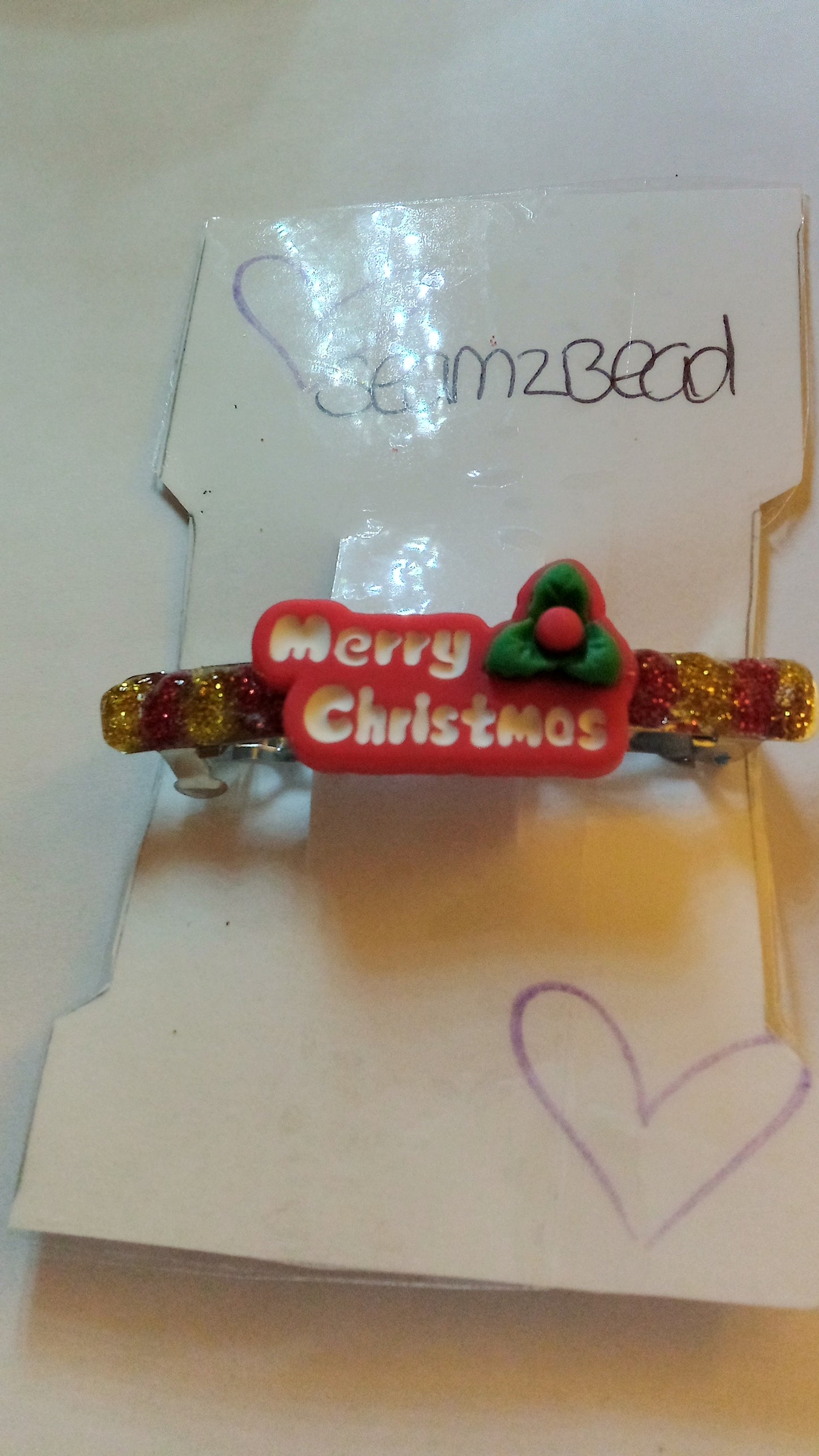 Xmas hair clip