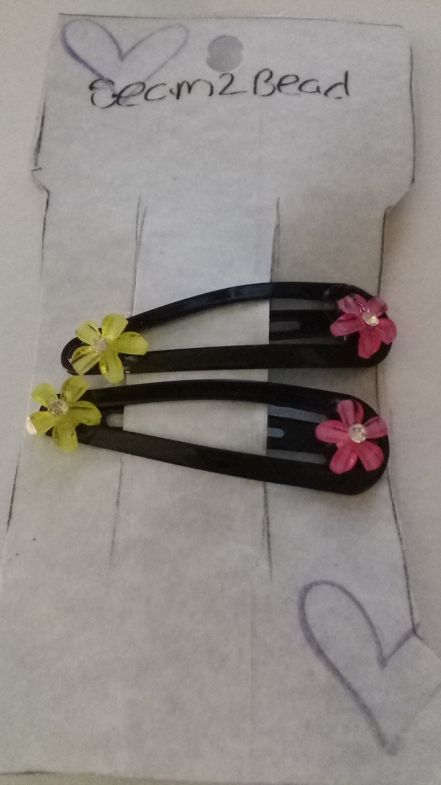 Black hair clip