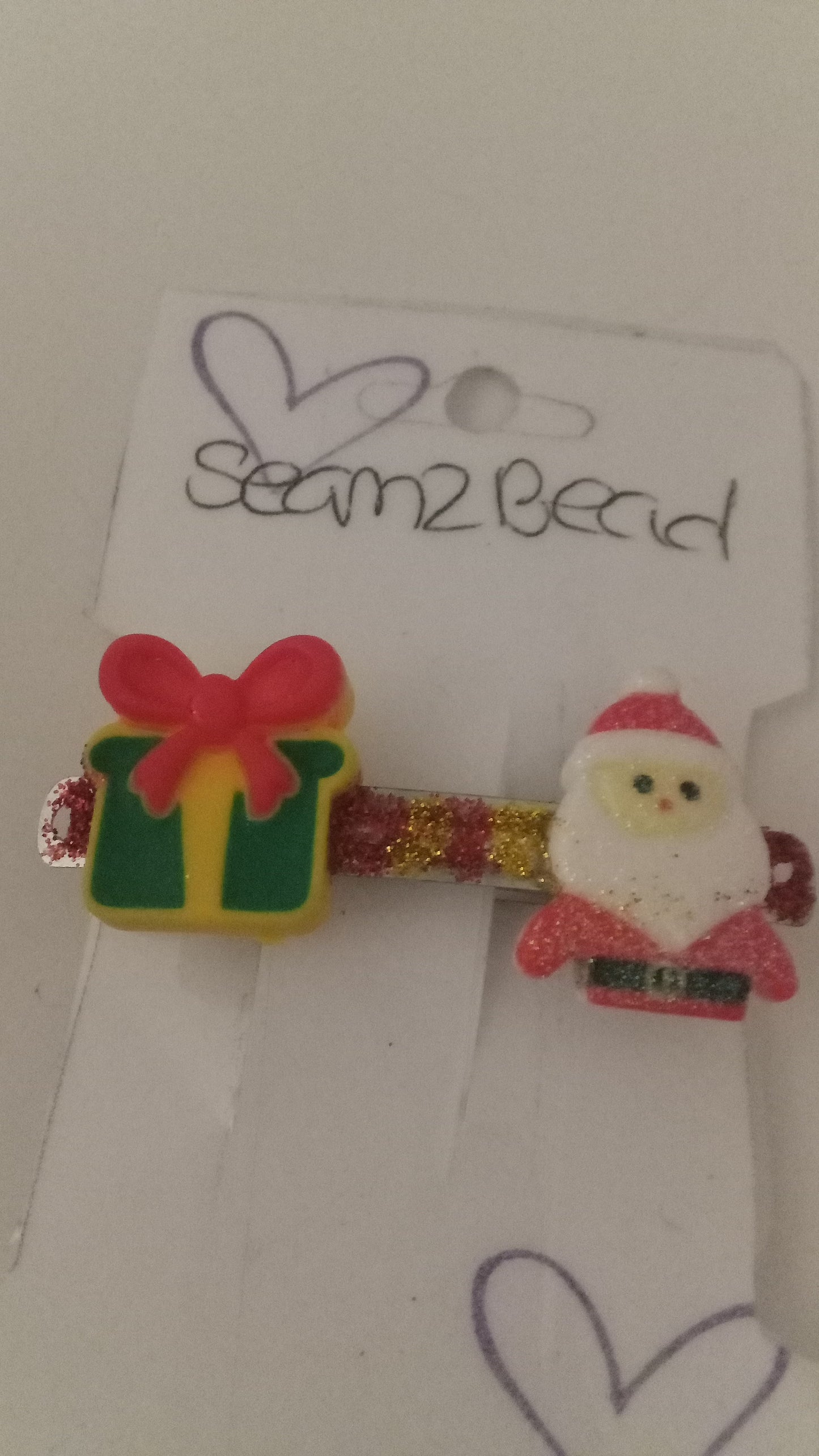 Xmas hair clip