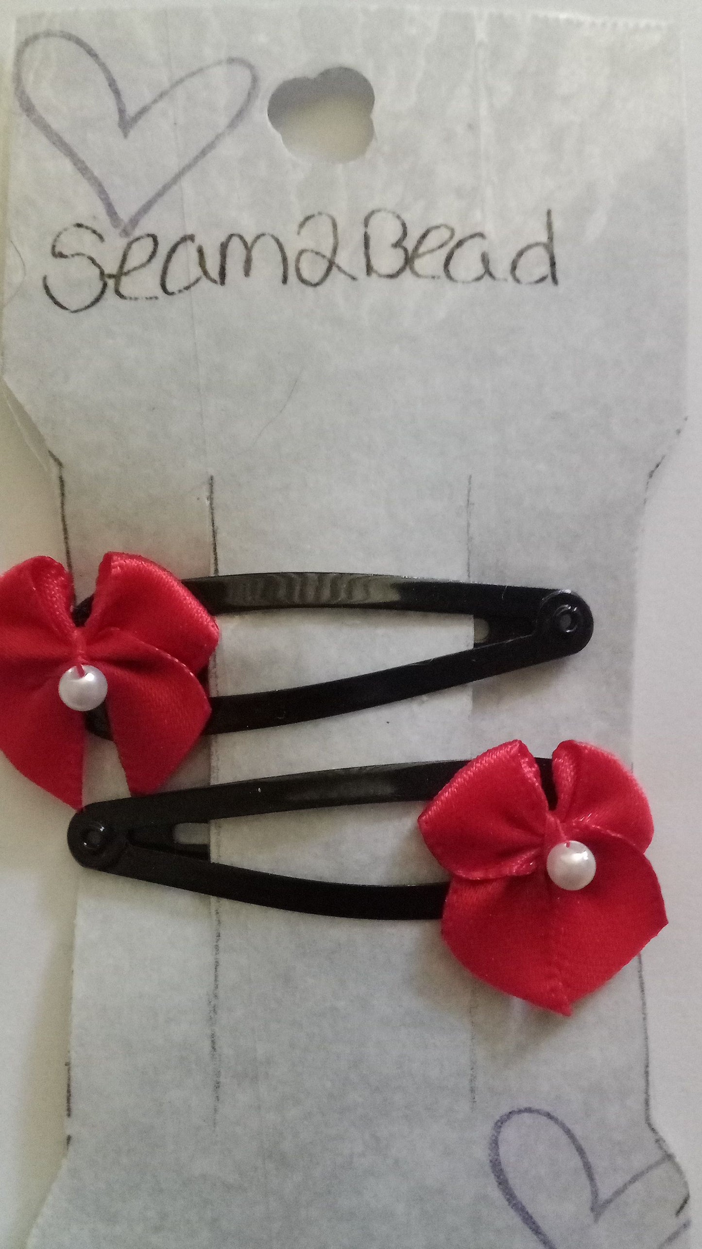 Black hair clip