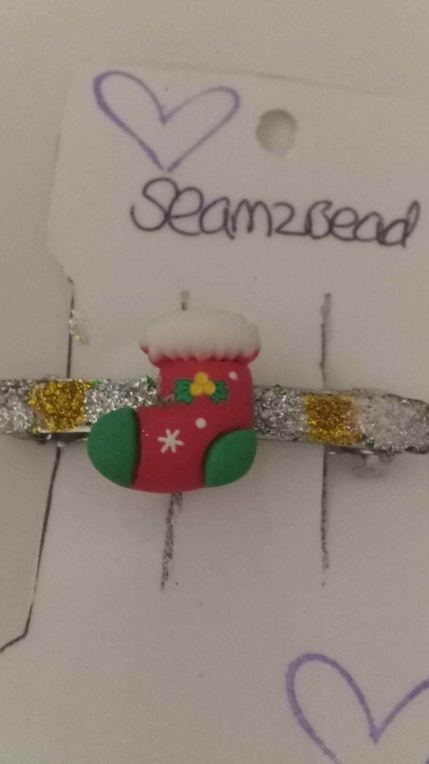 Xmas hair clip